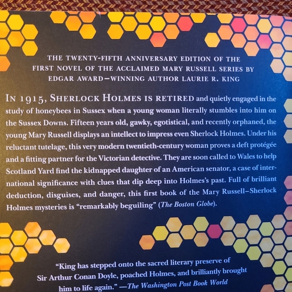 1️⃣4️⃣The Beekeeper's Apprentice Mystery Novel Large Paperback - Picture 5 of 5